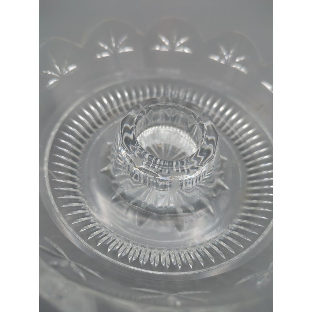 Vintage Partylite Clear Lead Crystal Chamberstick, Exellent Used Condition - Picture 2 of 11